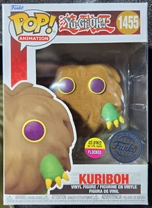 Funko Pop! Yu-Gi-Oh! Kuriboh Flocked Glow #1455 Special Edition ~ Brandneu - Bild 1 von 7
