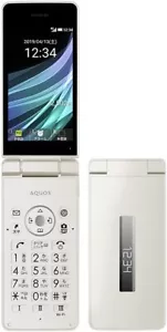 Softbank SHARP AQUOS Keitai 3 805SH White flip phone cell phone garakei JP - Picture 1 of 10
