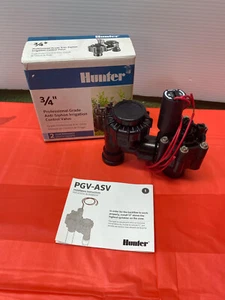 Hunter PGV-ASV 3/4" Professional Grade Anti-Siphon Irrigation Control Valve - Picture 1 of 7