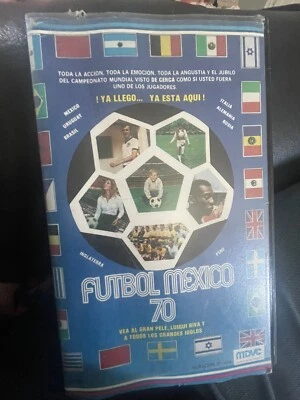 Vintage Futbol Mexico 70 Vhs 1986 Soccer Vhs Tape With Case Soccer Vhs - Image 1 of 4