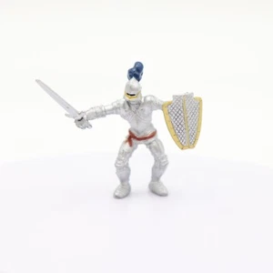 Papo France Blue Knight In Armor Medieval Figure Toy Figurine - Picture 1 of 4