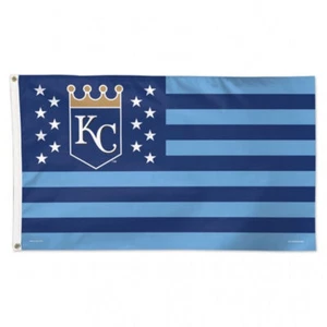 Kansas City Royals Flag 3x5 Deluxe Style Stars and Stripes Design - Picture 1 of 1
