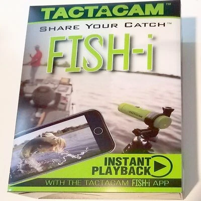 Nuevo Tactacam Fish-I HD Gran Angular 30 pies Impermeable Pesca Cámara Pescador Trofeo Foto 1 de 4