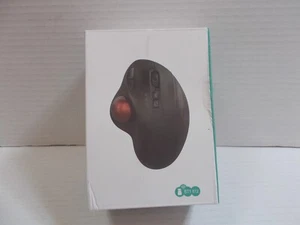 2.4G Rechargeable Trackball Mouse Wireless & Bluetooth USB MT50 Grey - Picture 1 of 8