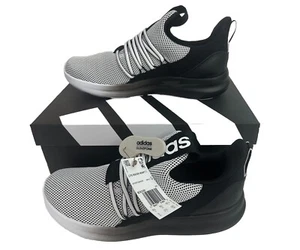NEW Adidas Men’s Lite Racer Adapt 7.0 Cloudfoam Comfort IE6330 Black /White 9 - Picture 1 of 21