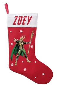 Loki Christmas Stocking, Loki Stocking, Loki Christmas Gift - Picture 1 of 6