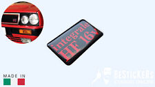 1 ADESIVO calandra griglia badge stemma emblem lancia delta HF INTEGRALE 16v