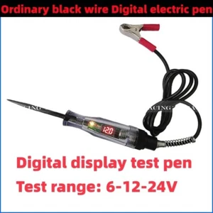 3-48V Car Digital Electric Voltage Circuit Tester Automotive LCD Light Test Tool - Imagen 1 de 4
