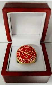 Babe Ruth - 1915 Boston Red Sox World Series Ring With Wooden Display Box - Picture 1 of 4