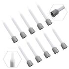 10X Static Mixer Nozzles Adhesive Mixing Tube Nozzle 1:1 For Pipe Current Nozzle