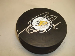 Dennis Rasmussen Signed Anaheim Ducks Hockey Puck Autographed 1A - Picture 1 of 2