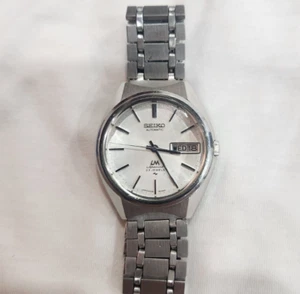 Seiko LM Special Hi Beat 5206-6110 Instant Date Change Lord Matic Faceted Crysta - Imagen 1 de 13