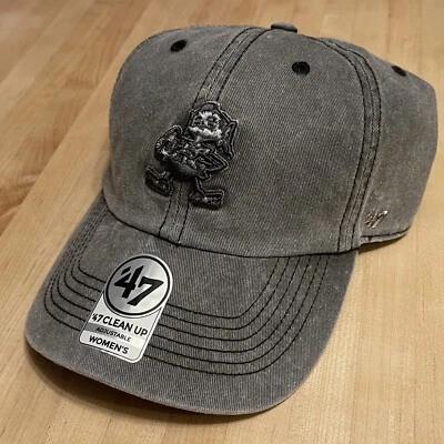 Women’s ‘47 Cleveland Browns Elf Clean Up Strapback Adjustable Legacy Hat Cap - Image 1 of 4