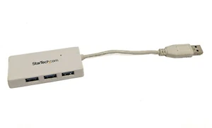 StarTech ST4300MINU3W Portátil 4-Port Superspeed USB 3.0 Mini Hub - Blanco - Imagen 1 de 1