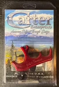 Carter Enterprises 1st Choice 24 3 Finger Red Thumb Release Aid New - Picture 1 of 3