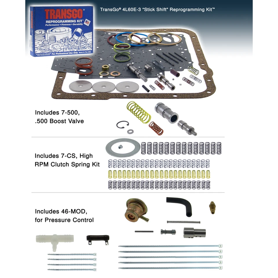TransGo 4L60E-3 Reprogramming Kit VR,VS,VT,VE 4L60E - 1993-08 (Full Manual) - Image 1 of 1