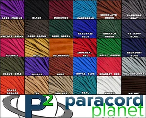550 Paracord 100 50 25 10 Feet 4 mm Type III Parachute Para Medic Rope Cord - Picture 1 of 56