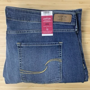 Levis Signature Modern Boot Cut Jeans Pull-On Medium Rinse Women 20S (40x28) NWT - Picture 1 of 11