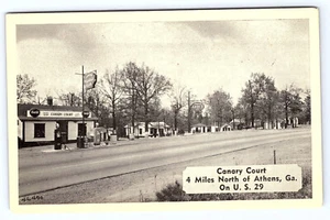 Canary Court Motel North of Athens Georgia Postcard A724 - Picture 1 of 2