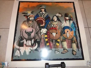 J.D. Challenger Signed & Numbered 259/400 "Roam the Plains No More"Serigraph COA - Picture 1 of 10