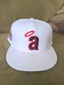New Era 59Fifty California Angels Fitted Hat Size 7 3/4 "35 Anniversary" - Picture 1 of 4
