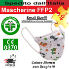 40 Mascherine FFP2 Draghetti Bambino - JIADA - Ce 0370