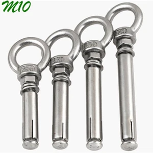 M10 A2 Stainless Steel Lifting Eye Expansion Bolts Concrete Sleeve Anchor Screws - Picture 1 of 12