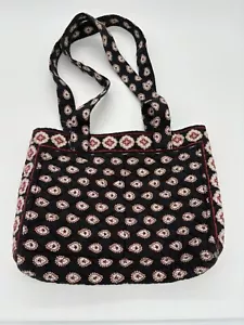 Vera Bradley Beuteltasche Tasche Rentner Pirouette klassisch schwarz rot Schulter - Bild 1 von 9