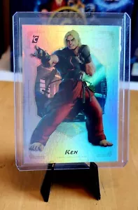 2023 Cardsmiths Street Fighter Serie 1 Ken #04 Regenbogen Holofoil parallel - Bild 1 von 2