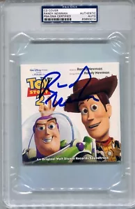 RANDY NEWMAN AUTOGRAPHED DISNEY TOY STORY 2 SOUNDTRACK PSA/DNA SLABBED CD COVER - Picture 1 of 1