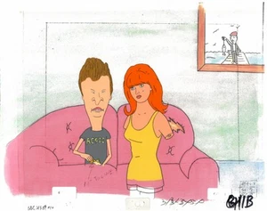 Beavis & Butt-head Original 1990's Production Cel Animation Art Ginger Doll - Picture 1 of 2