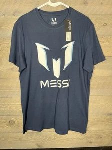 Messi Collection Mens Shirt Size L Lionel Messi Blue Short Sleeve - Picture 1 of 4