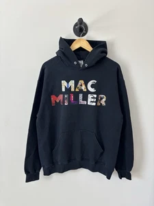 Vintage Mac Miller Hoodie Men’s Large Black Music Swimming Self Care - Picture 1 of 4
