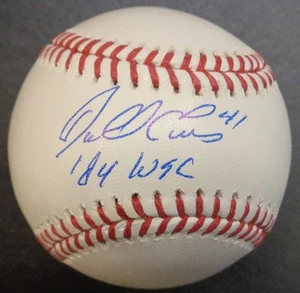 Darrell Evans Autographed Official MLB Baseball with "84 WSC" Inscription - Picture 1 of 1