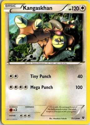 Kangaskhan XY - Fates Collide #75/124 Uncommon LP+ - Image 1 of 2