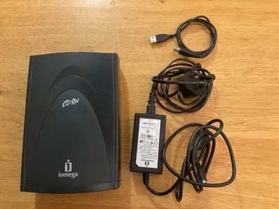 Iomega CD-RW CDRW55292EXT CD Rewritable Drive, AC Adapter and USB cable included - Image 1 of 4