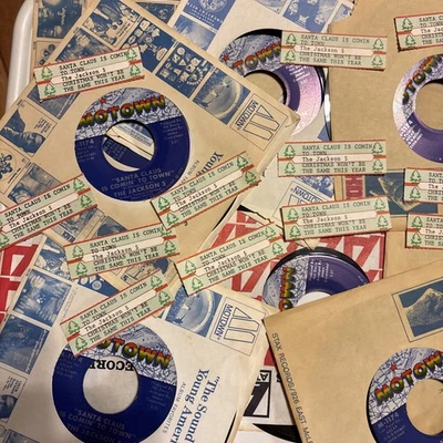 The Jackson 5 - "Santa Claus Is Comin' To Town" / 45 RPM Juke Box - Bild 1 von 4