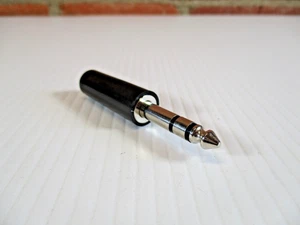 Ham Radio Plug Jack Microphone  Headphones 1/4" - Picture 1 of 3