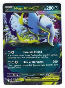 #086/132 Mega Absol ex | ME01: Mega Evolution Near Mint or Better - Picture 1 of 2