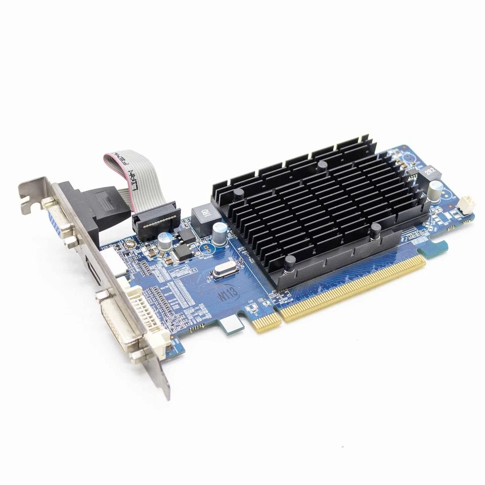 Sapphire HD4350 1GB GDDR2 Video Card HDMI DVI VGA Graphics Multi Monitor PC - Image 1 of 2