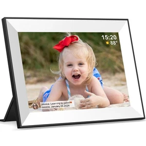Frameo Digital Picture Frame,WiFi Digital Photo Frame with 10.1 Inch 1280x800... - Picture 1 of 6