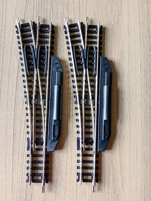 Pair Of Roco N Gauge Manual Left Point's. Nickel Silver  - Image 1 of 3