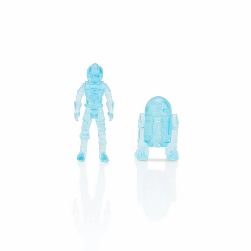 Figura droide Luke Skywalker R2 D2 Chase Hologram Star Wars Micro Galaxy Squadron Foto 1 de 1