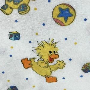 Little Suzy’s Zoo Baby Blanket 35”x27” Gerber Receiving USA Cotton Vintage - Picture 1 of 9