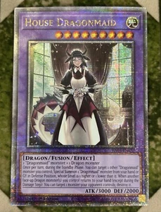 YuGiOh HOUSE DRAGONMAID Quarter Century Secret RA03 EN037 - Picture 1 of 3