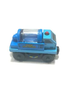 Thomas And Friends Street Sweeper Wooden Railway Sodor Road Blue Sweep - Picture 1 of 7