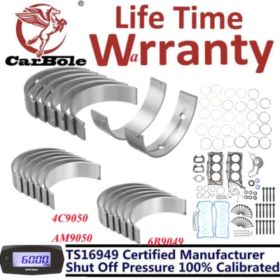 Kit de revisión de reconstrucción de motor para 11-16 Ram Chrysler Dodge Avenger Jeep 3,6 L V6 Foto 1 de 4