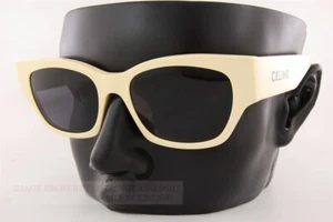 Brand New CELINE Sunglasses CL 40197U 39A Yellow/Dark Gray For Women - Picture 1 of 7
