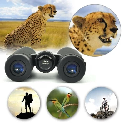 Visionking 10x26 Bak4 Black HD  Anti-Reflection Coating compact Roof Binoculars - Image 1 of 4