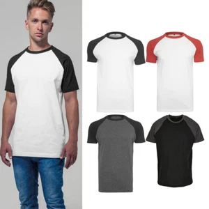Raglan Contrast Tee - Men's Short Sleeve Round Neck T-shirt coloured seeves - Picture 1 of 16